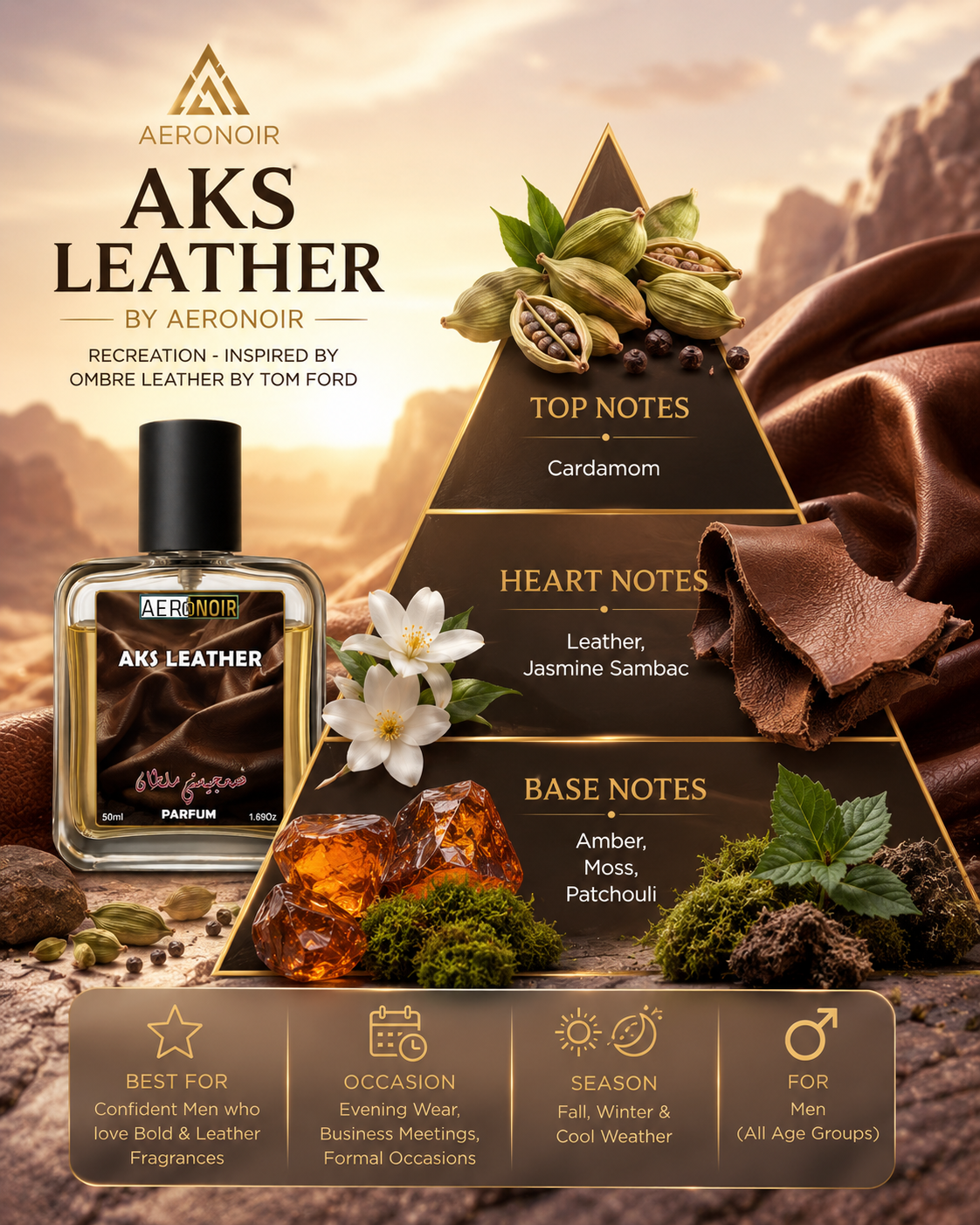 AKS LEATHER | RECREATION - INSPIRED BY OMBRE LEATHER BY TOM FORD